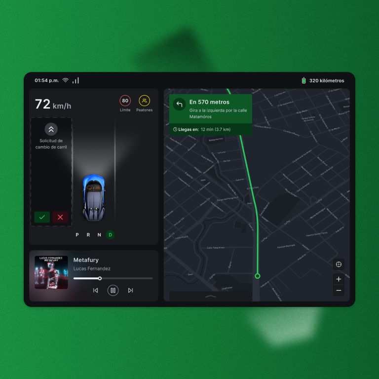 Diseño de HMI para Automóvil